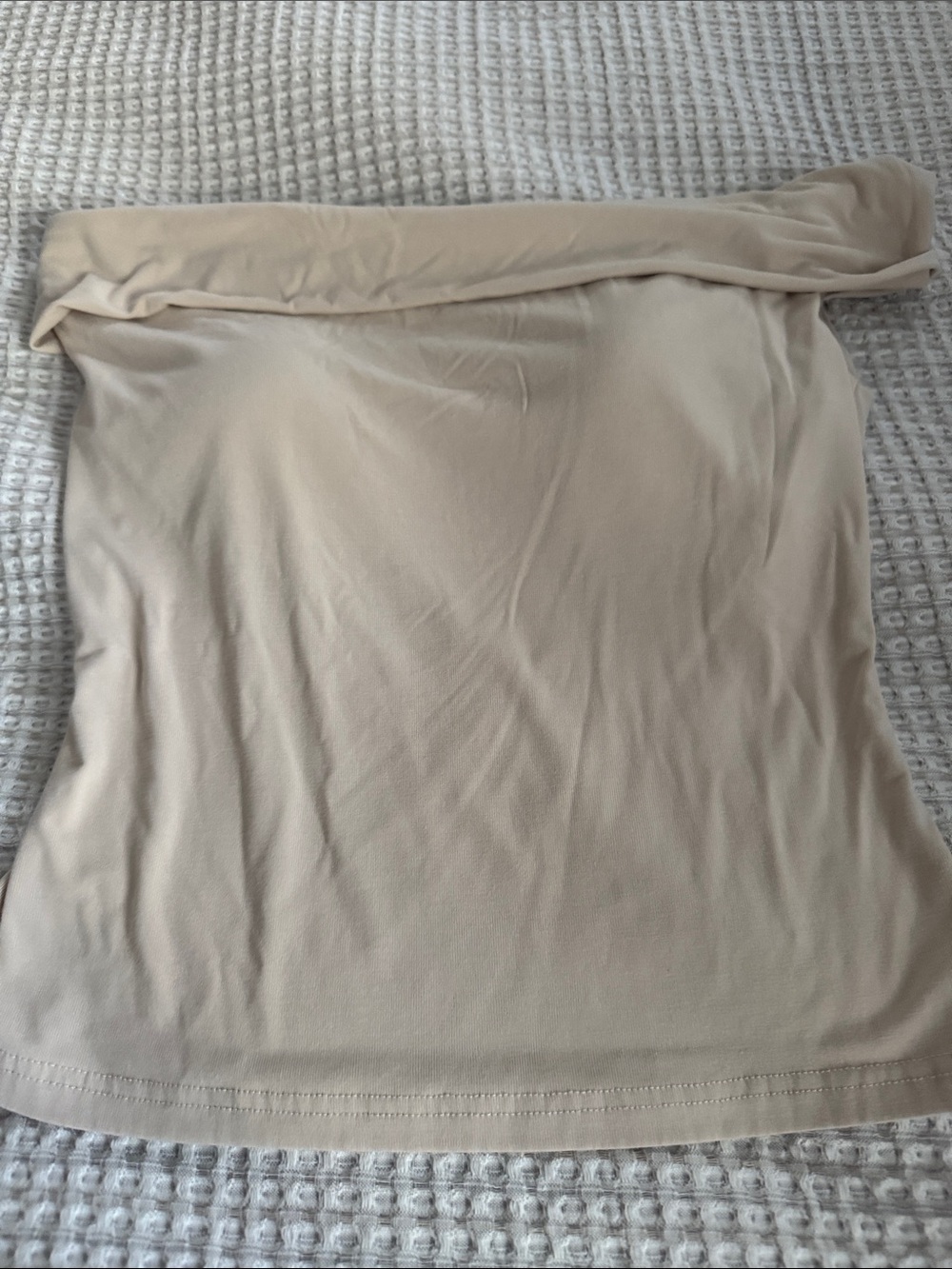 OGL Fold-Over convertible off shoulder - Nude
